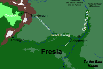 Major cities of Fresia